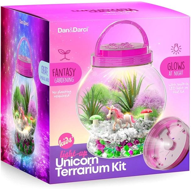 Light-up Terrarium Kit Unicorn-glow