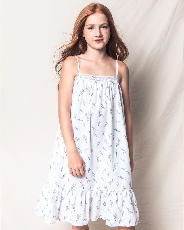 Indigo Floral Lily Nightgown