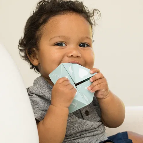 Beginner Spinner Teether/ Light Blue