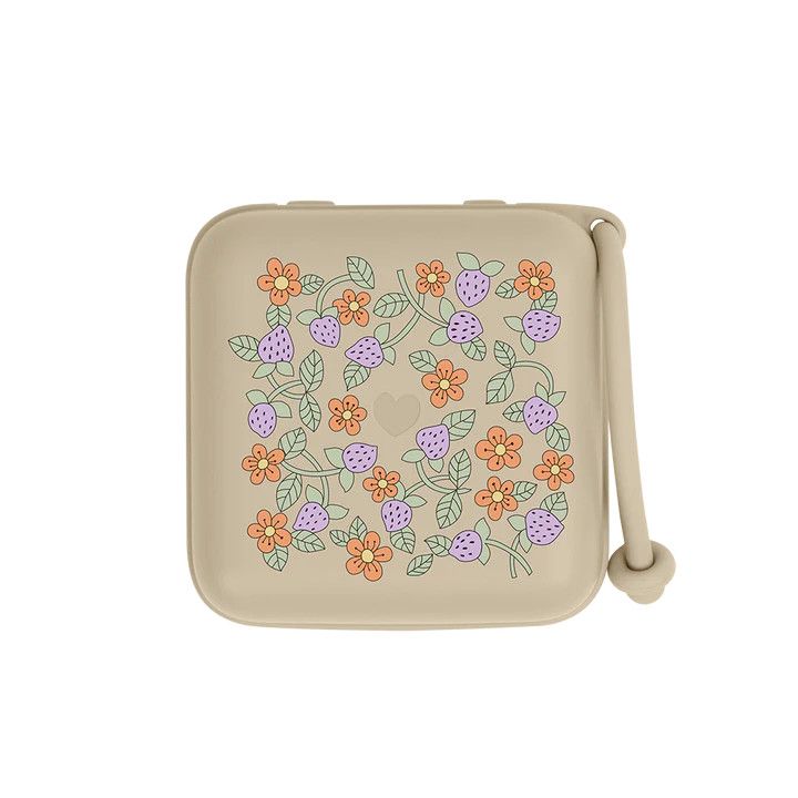 BIBS x LIBERTY Pacifier Box - Strawberries and Cream Vanilla