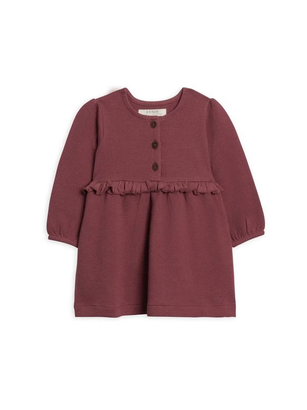 Nina Waffle Knit Ruffle