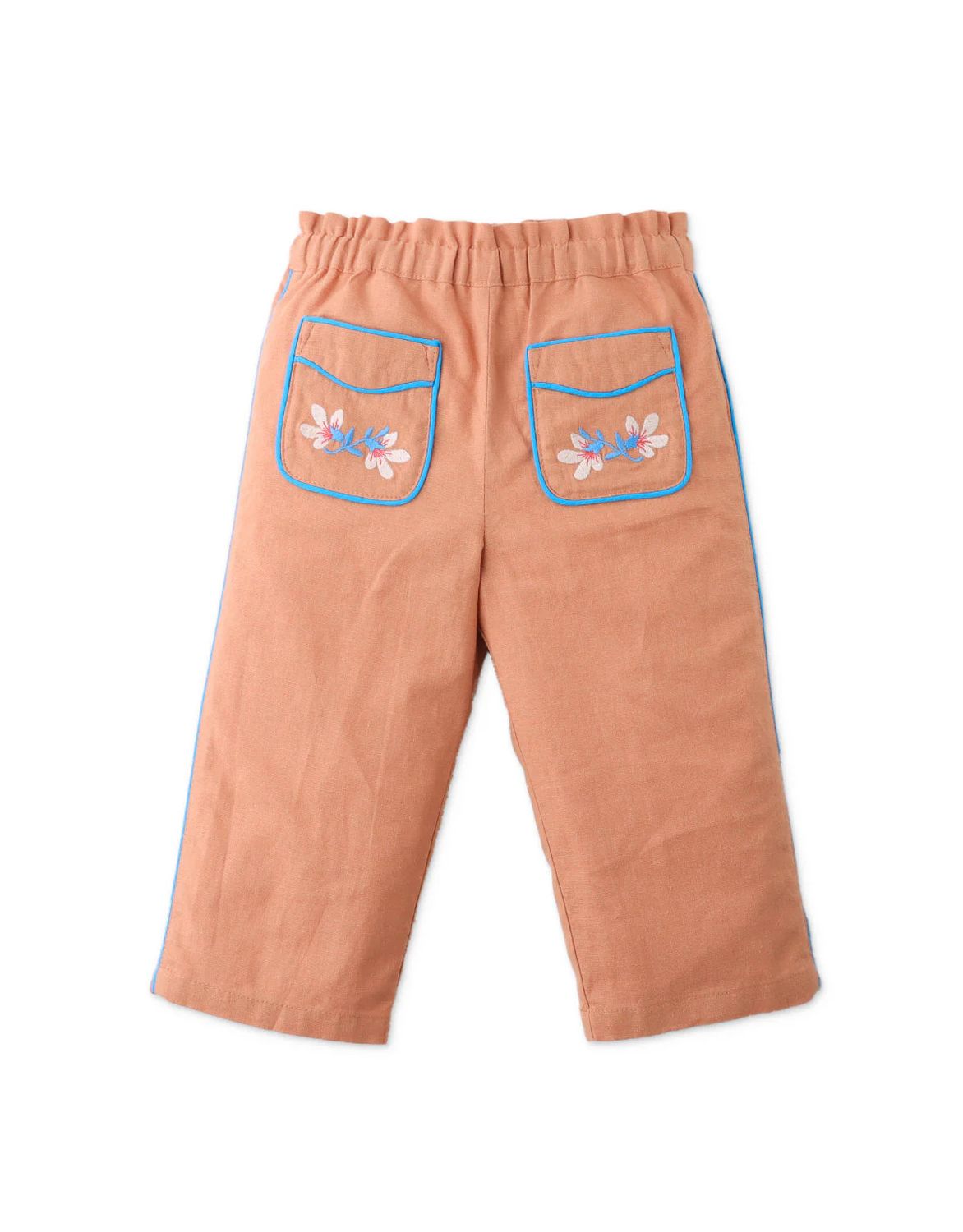  AUBREY PANTS WITH EMBROIDERY ON POCKETS 