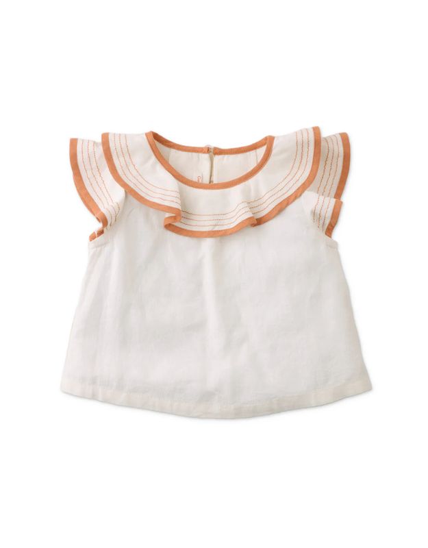  FARAH BLOUSE WITH RUFFLES 