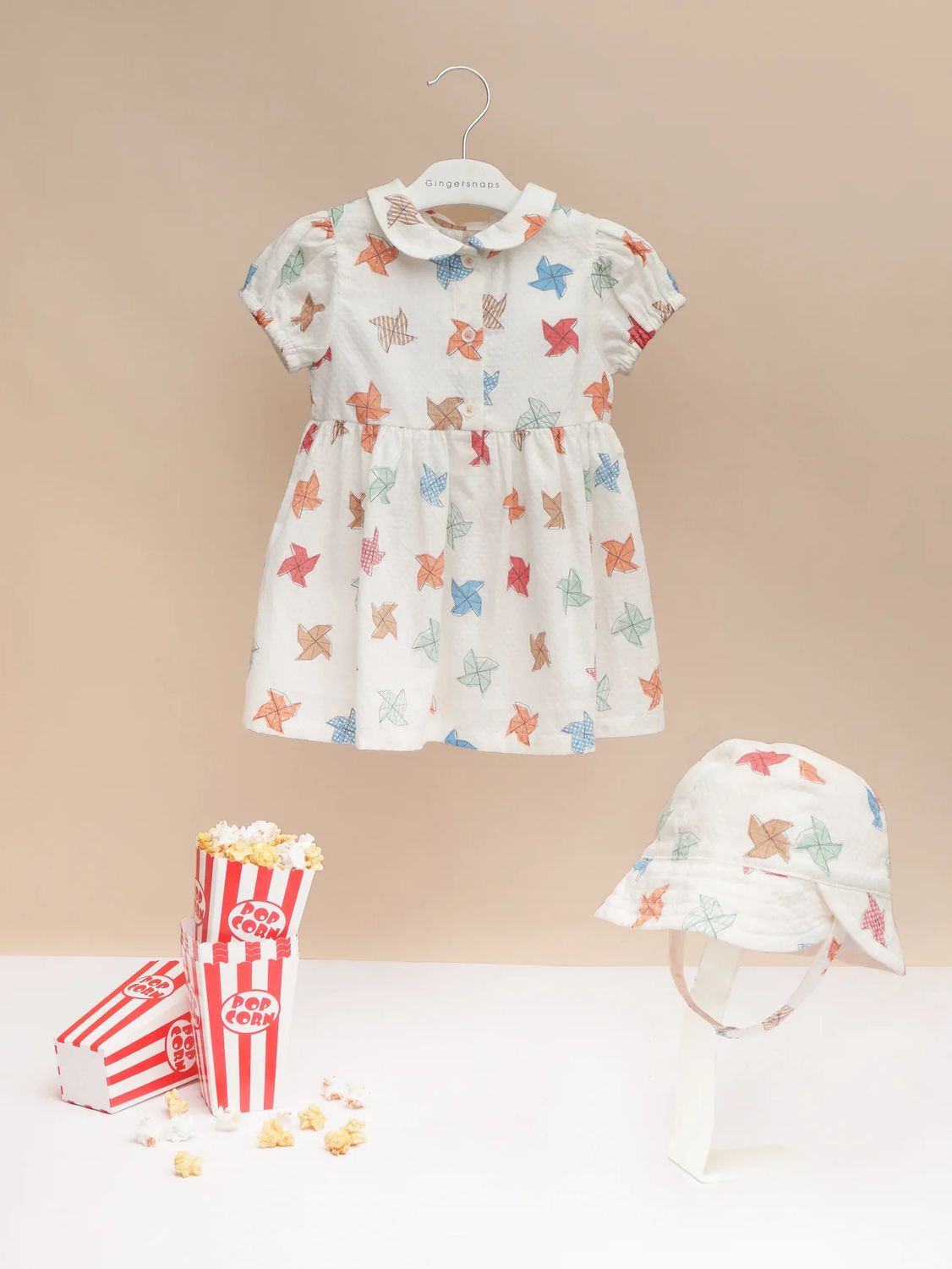  DARCY DRESS IN PINWHEEL PRINT
