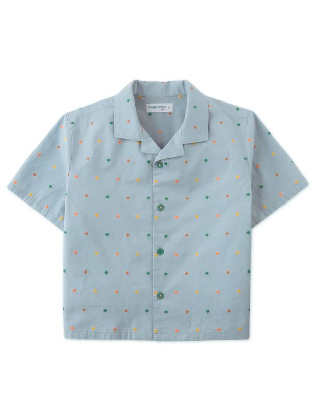 Henry  Shirt With Polka Dots
