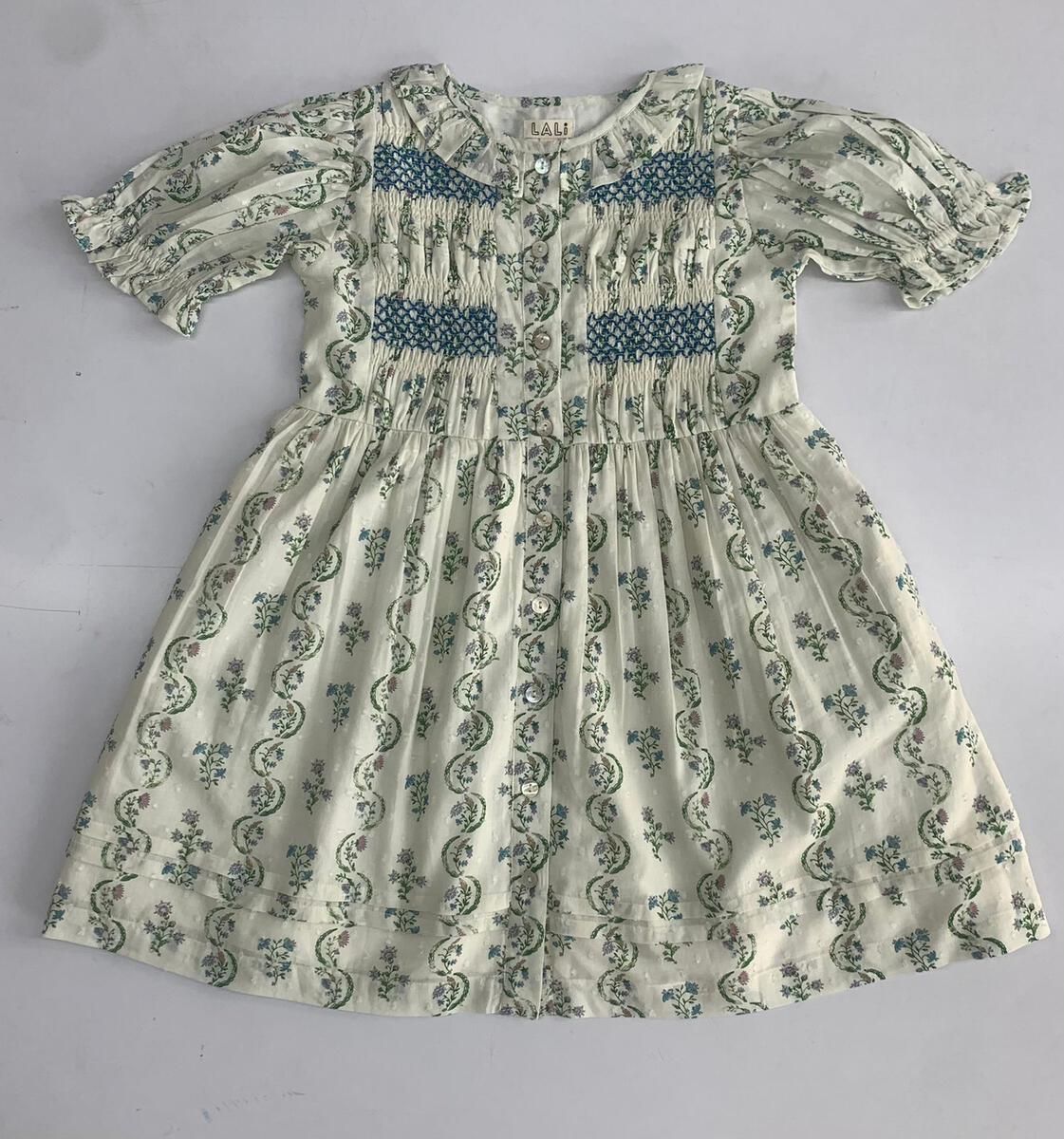 IVY DRES - FLORAL VINE PRINT
