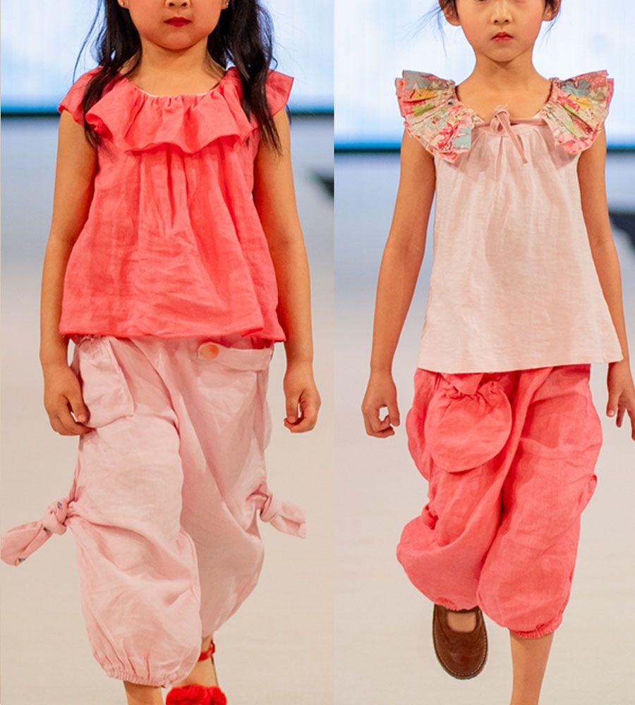 River crop pant Blushing
