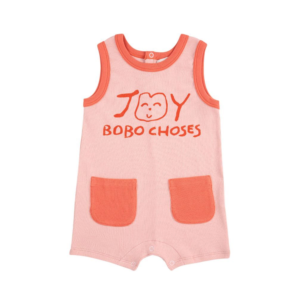 Smiling Baby Pink Playsuit