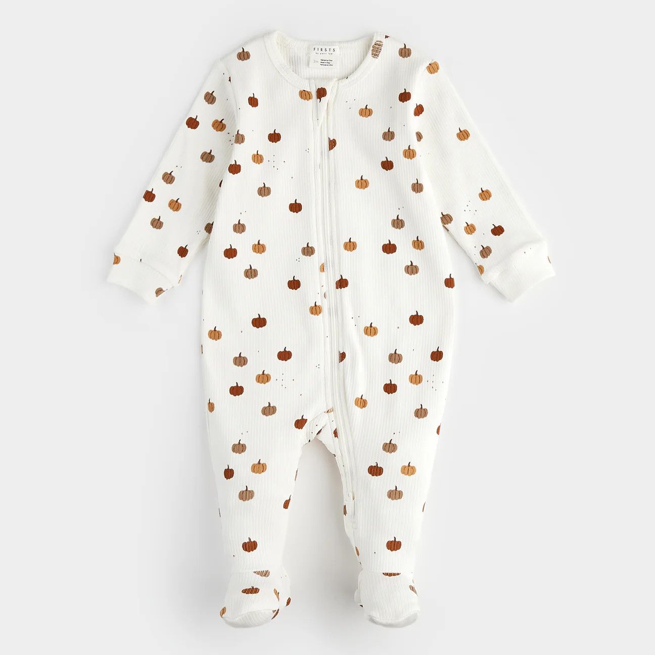 Footed Sleeper Knit. 3m 6m.Spice