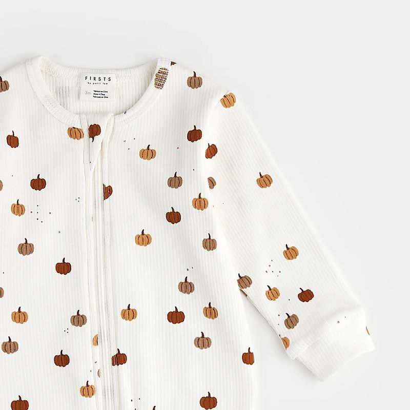 Footed Sleeper Knit. 3m 6m.Spice