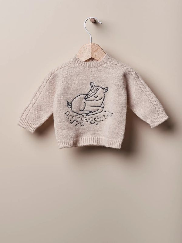Embroidered Sweater\  Deer