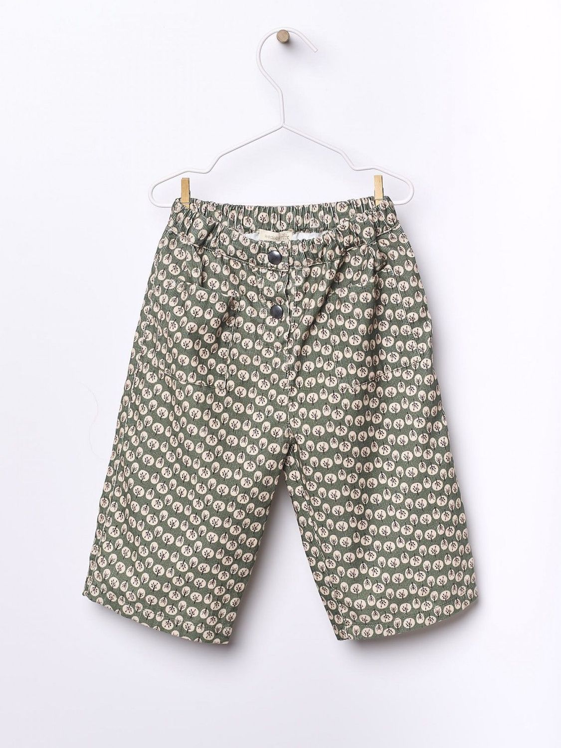 Floral bombazine trousers