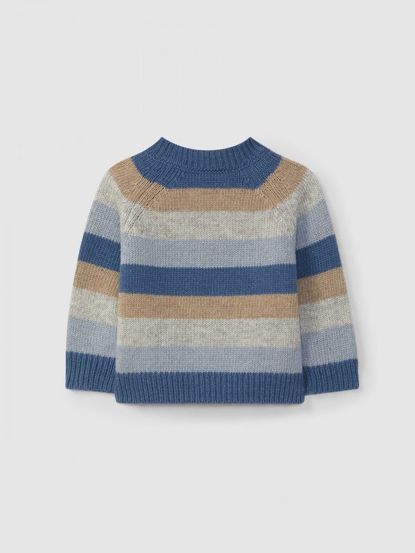 Knitted Stripe Sweater-TOD