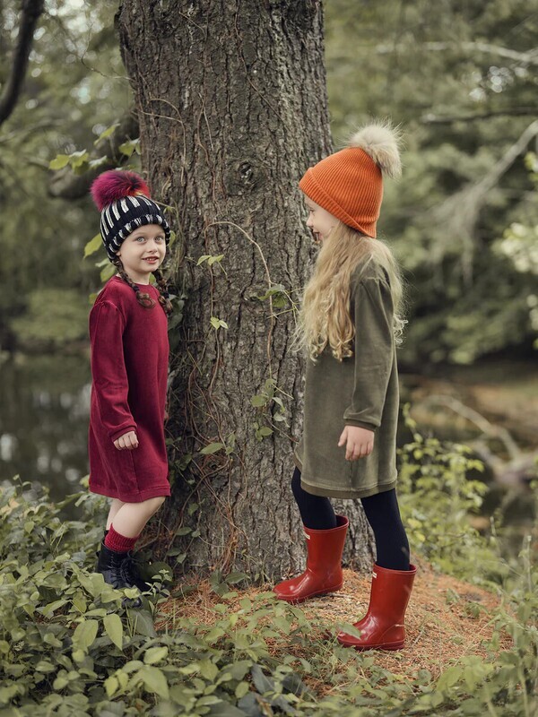 Corduroy French Terry Dress