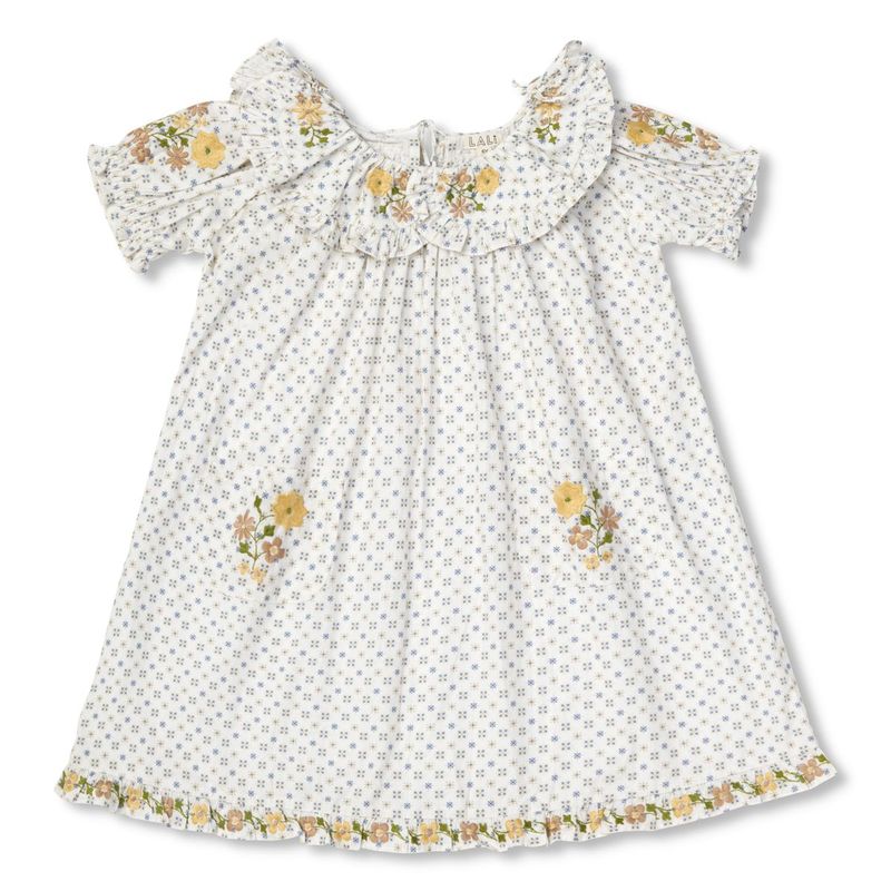 Belle Dress in Tile Print