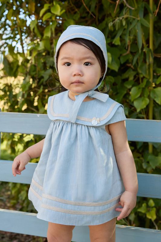 Girl's Set Dress &amp; Bloomer Capri