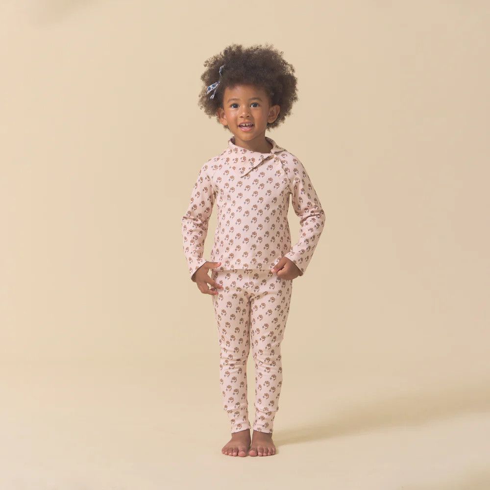 Snap Turtleneck Top+Floral Sz 3yr &amp;4yr