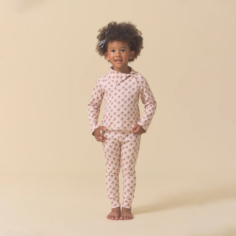 Snap Turtleneck Top+Floral Sz 3yr &amp;4yr