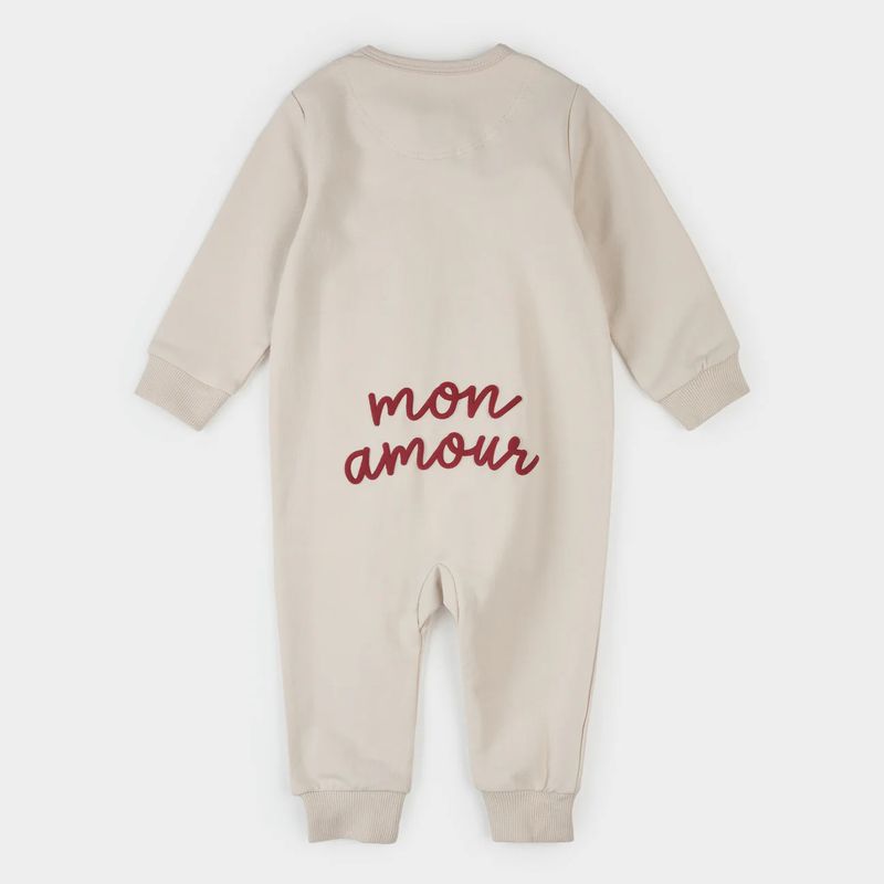 Mon Amour Beige Romper