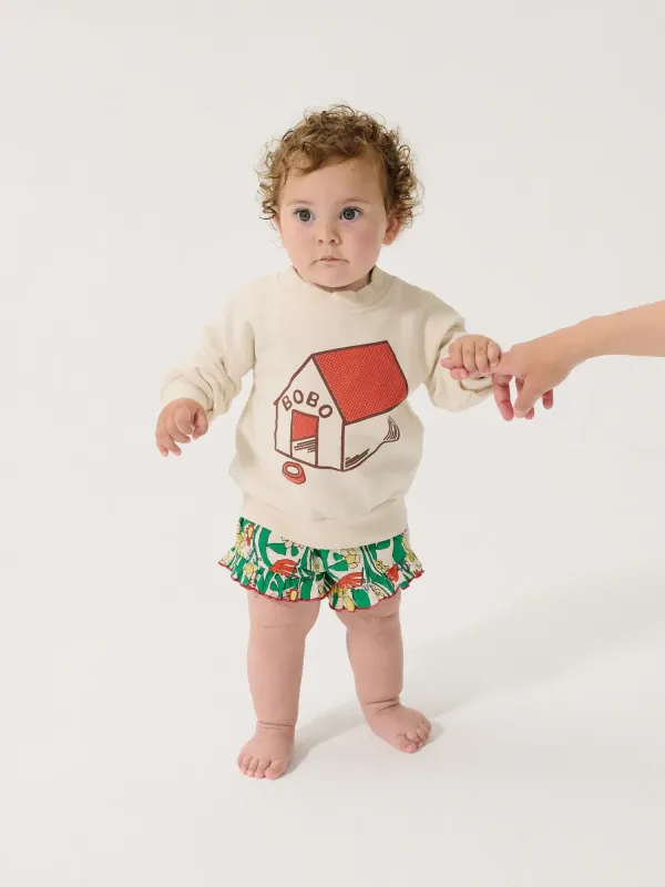 Herbalist all over ruffled shorts 12 M OR 18M