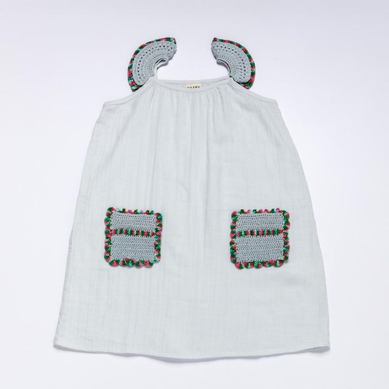 Frill Dress SUSY 5-6yr  &amp; 7-8yr Blu
