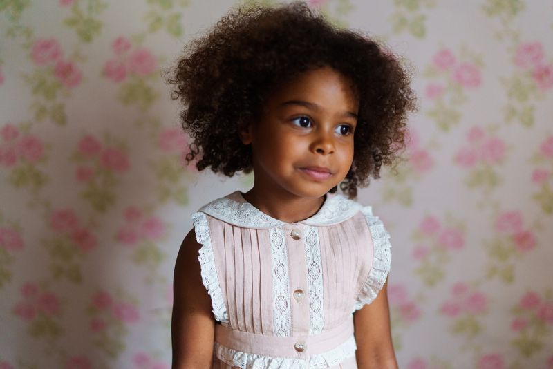 Beatrix Romper  Powder