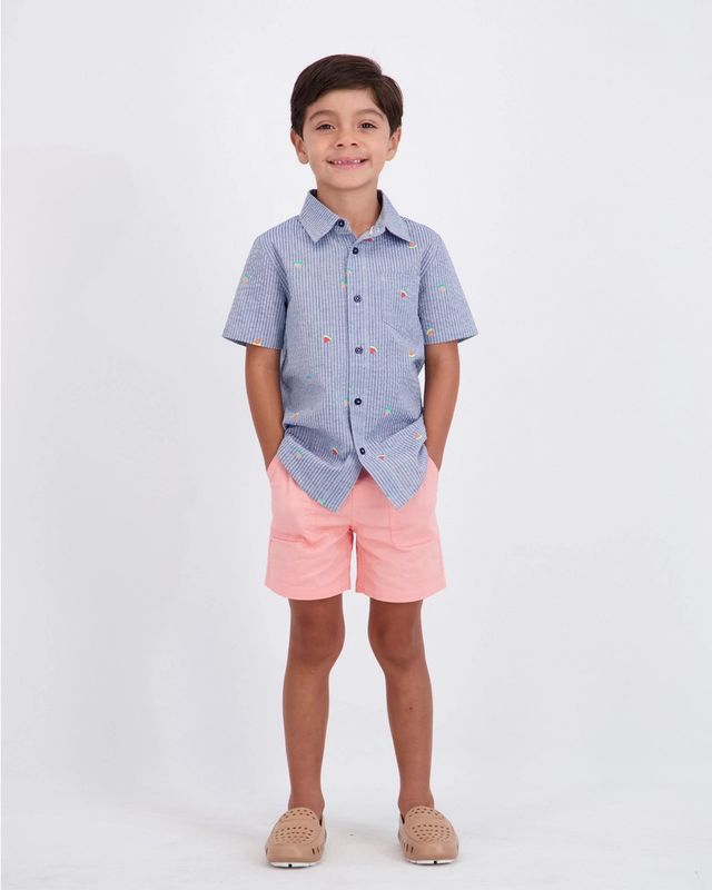 Boys Seersucker Set | Watermelon