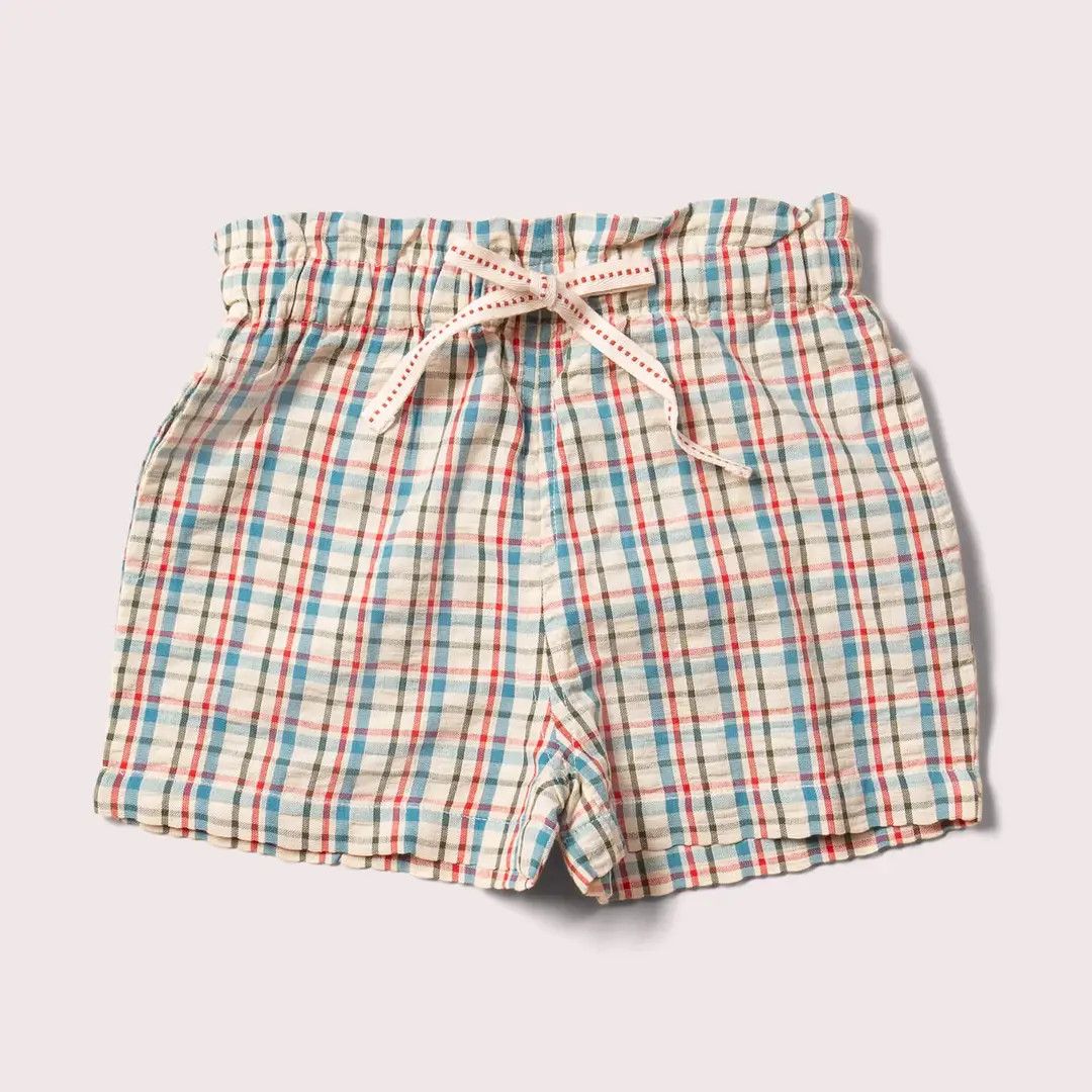 Checked Seersucker  Sea Shorts