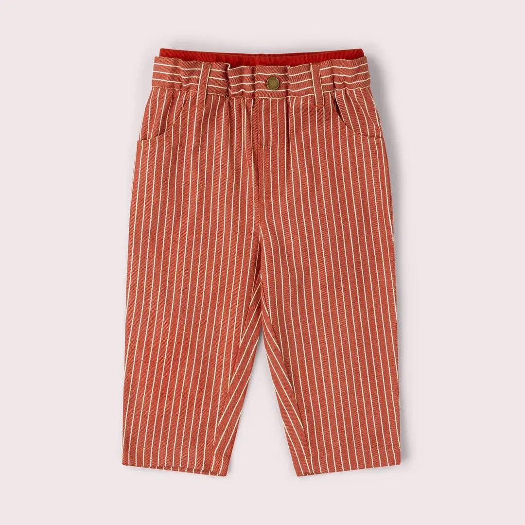 Burnt Ochre Stripe Pant