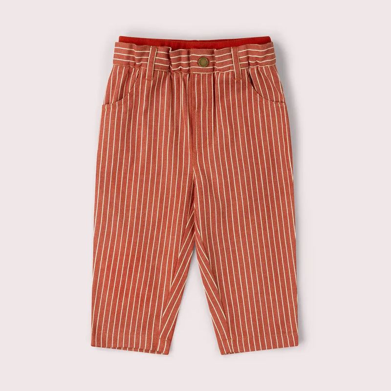 Burnt Ochre Stripe Pant