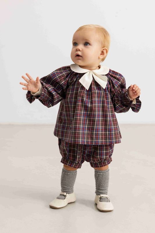 Tonala Baby Chocolate Check SET