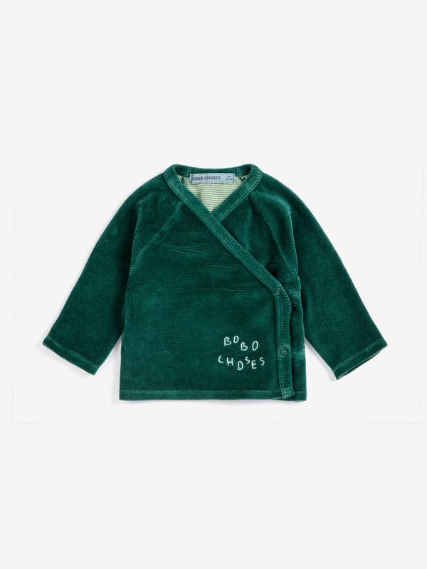 Bobo Choses Crossed velvet BABY SET