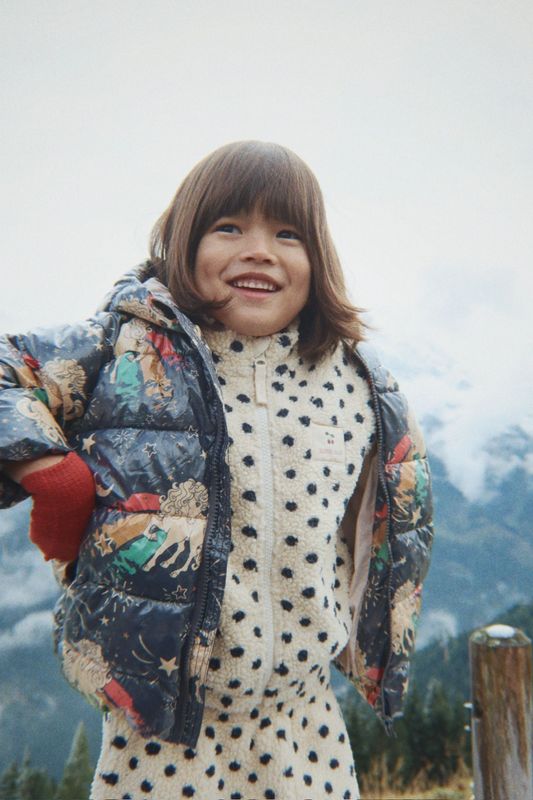 JODY EMBROIDERY TEDDY JACKET
