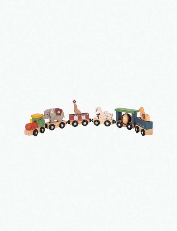 Konges Sløjd Wooden Animal Train