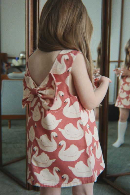 MAGOT BOW DRESS GOTS