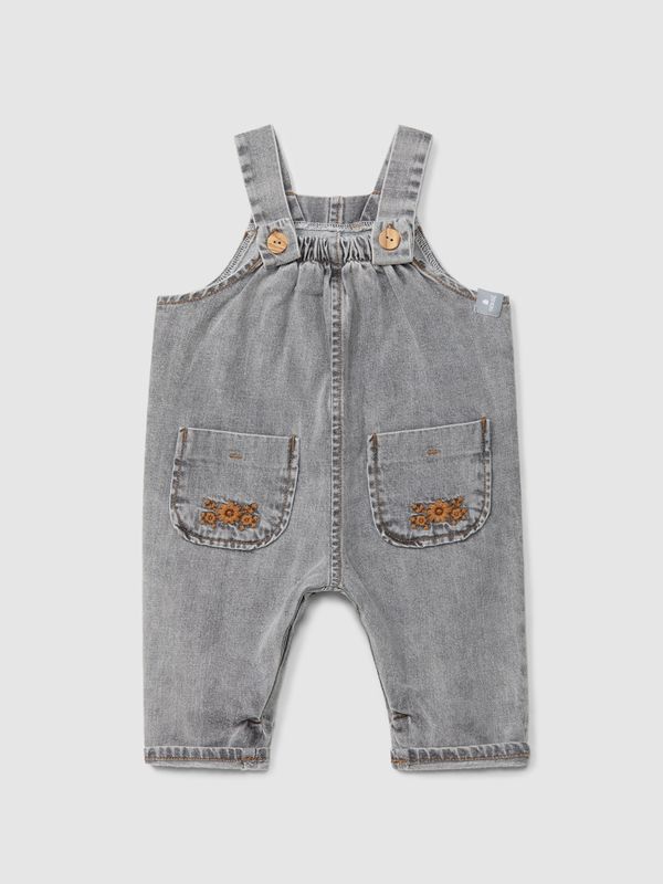 DUNGAREES WITH EMBROIDERIE