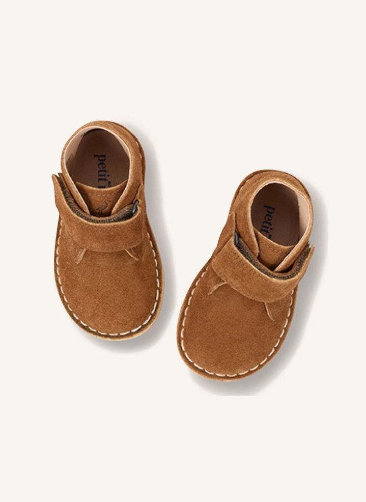 Petit Nord Desert Velcro Boots | Chestnut