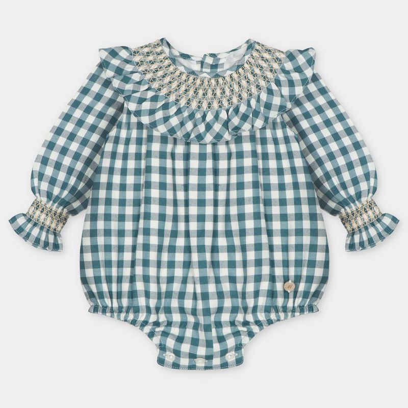 Short Romper in Woven Fabric - Navia