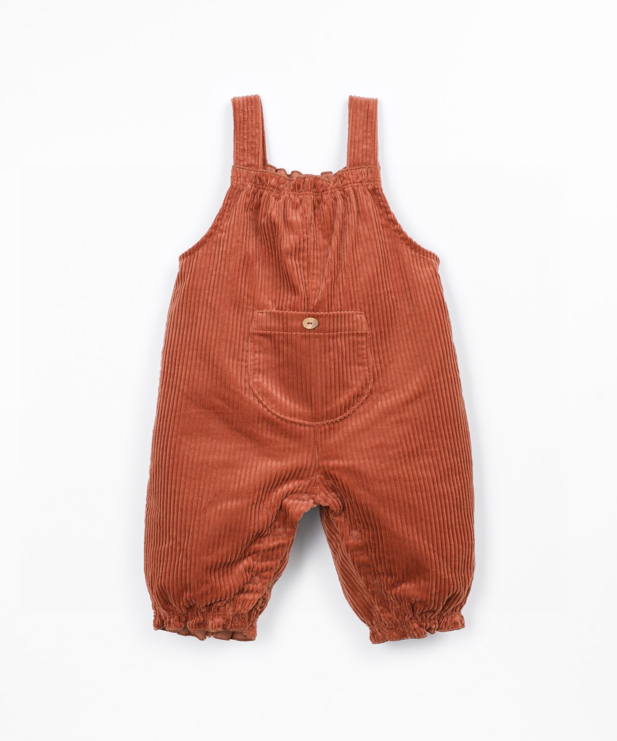 Corduroy dungarees with cute front Pocket