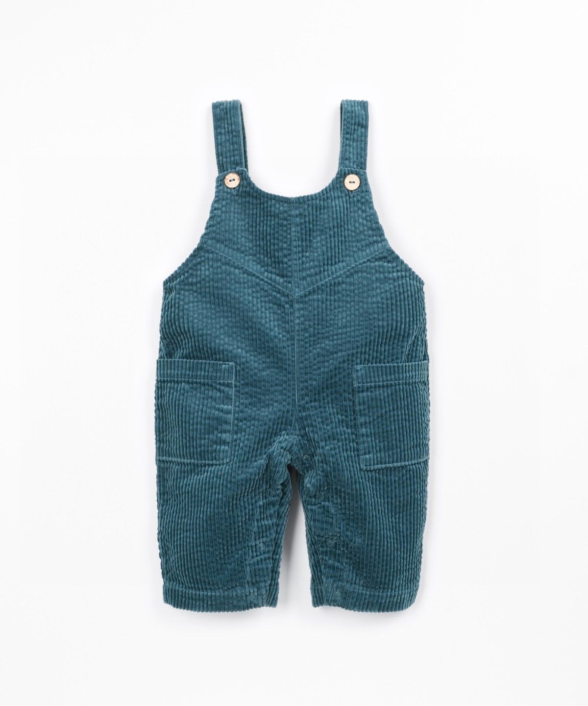 Corduroy jumpsuit with side pockets