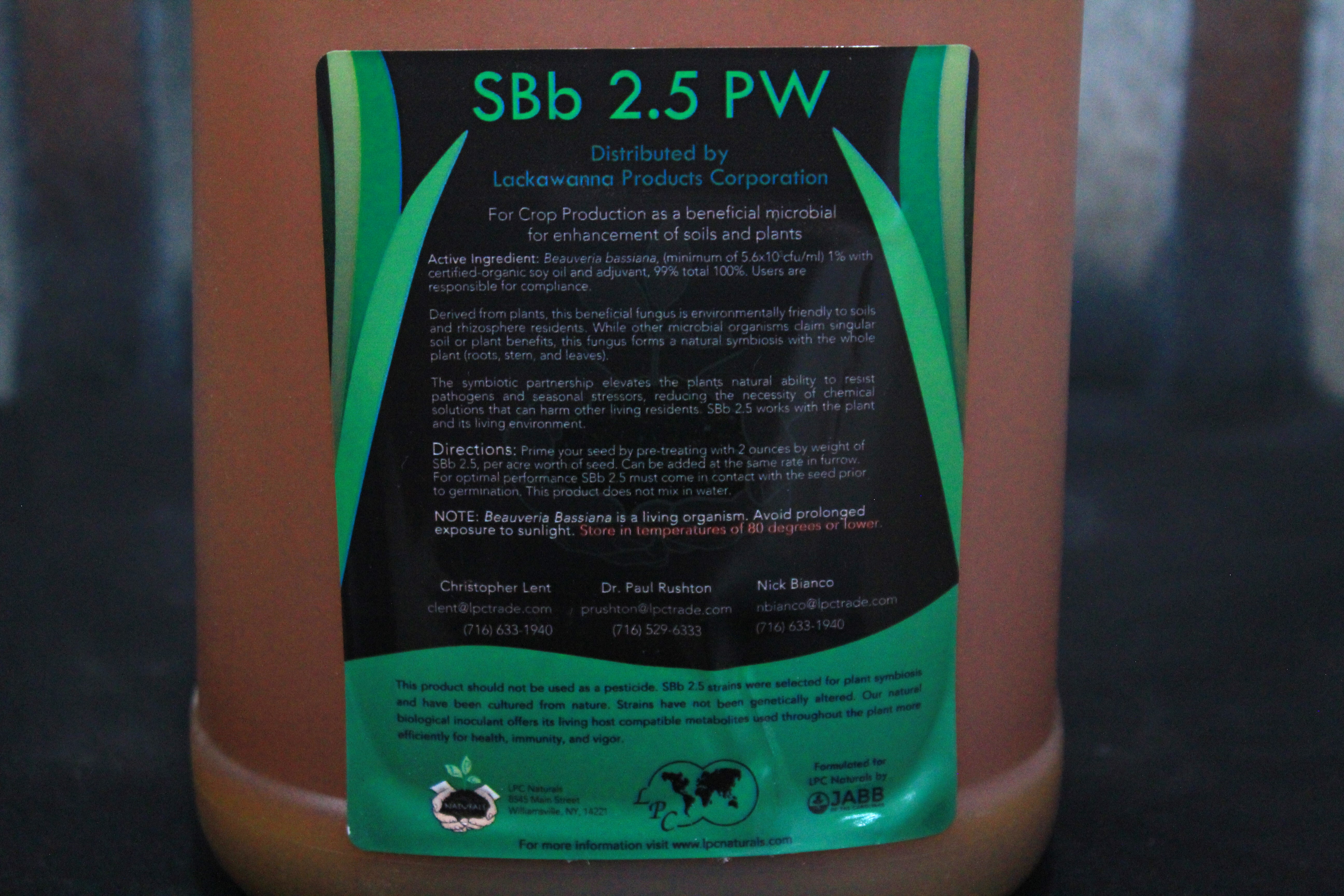 SBb 2.5 PW Beauveria Bassiana