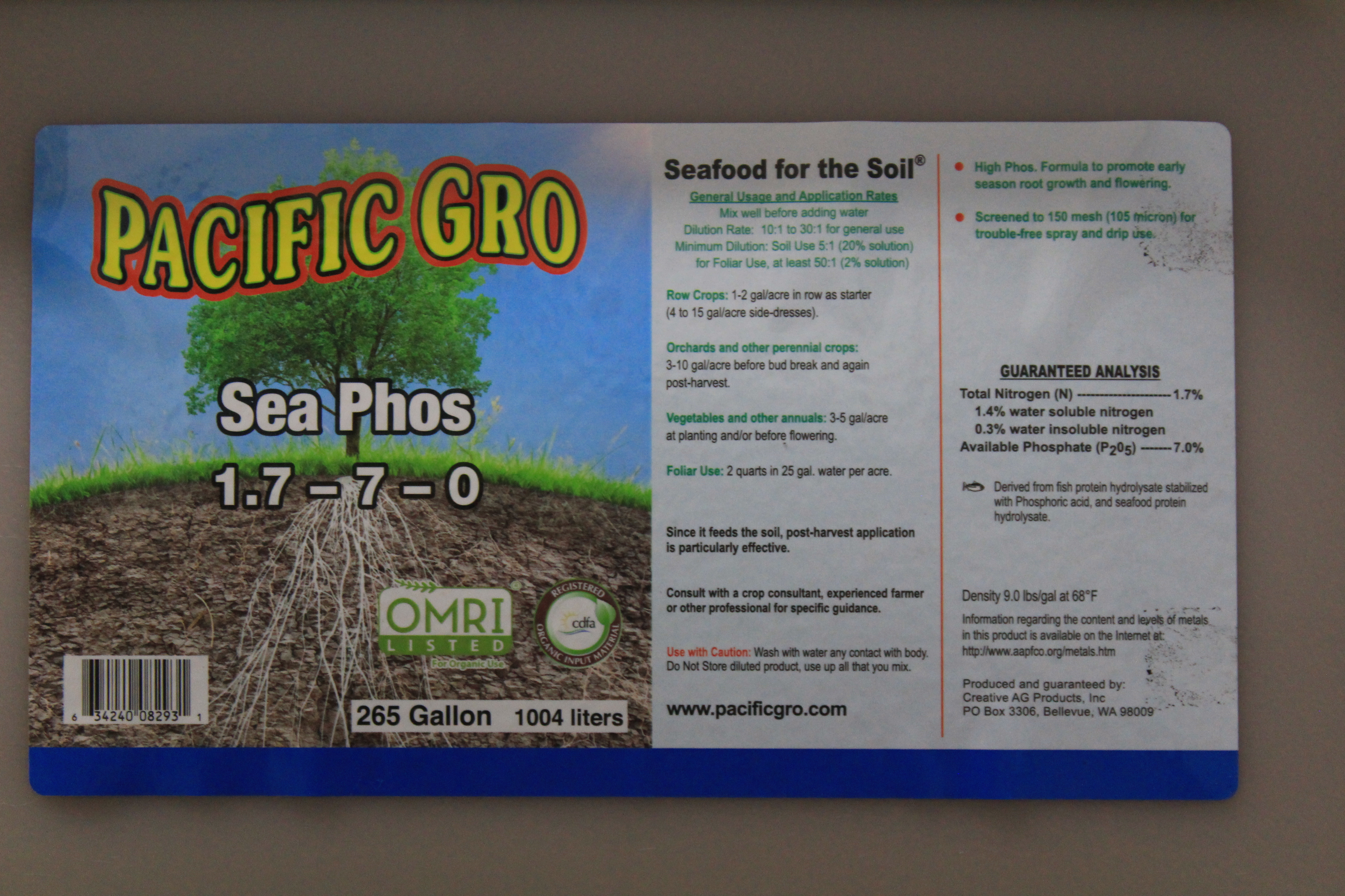 Pacific Gro Sea-Phos (OMRI)