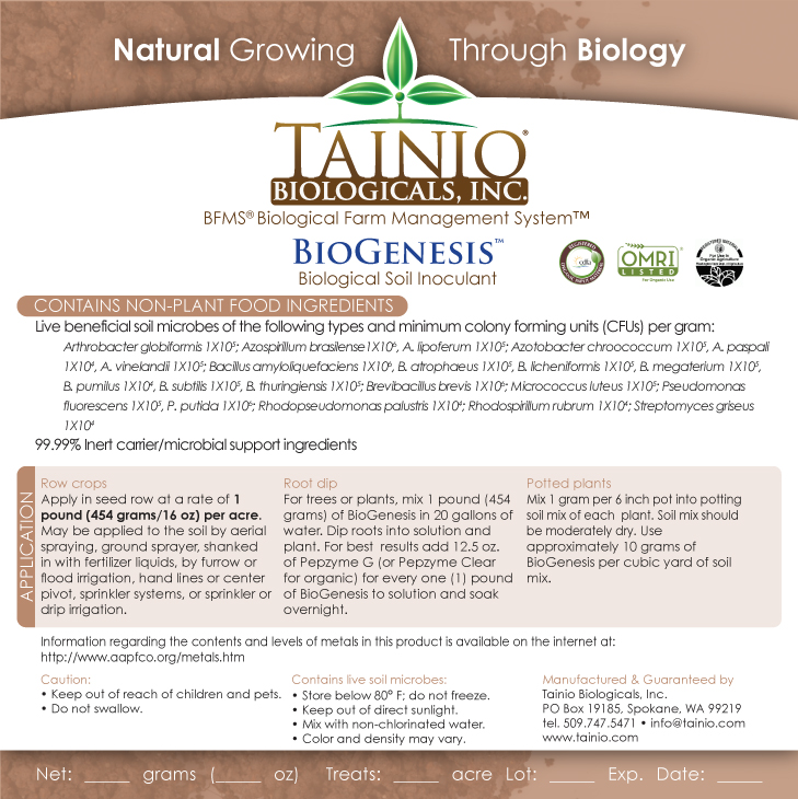 Tainio BioGenesis