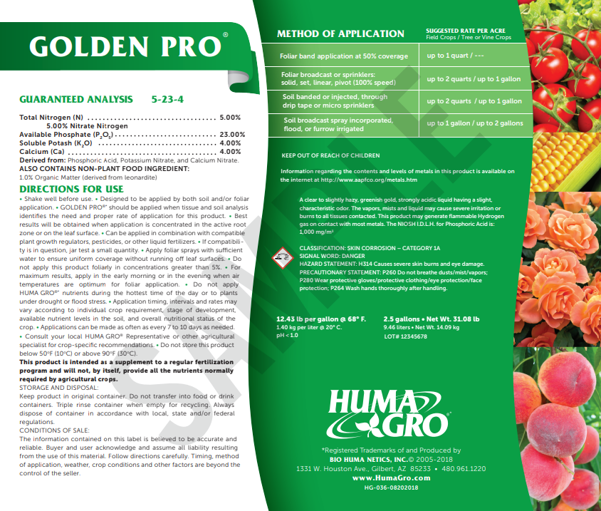 Huma® Golden Pro