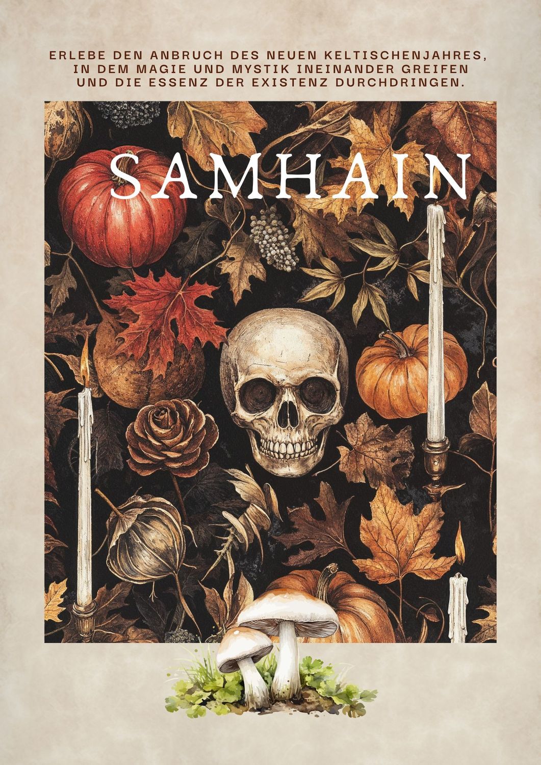 DunkelZeitBundle: je 1 Workbook zu Mabon, Samhain und Yul, Tarot-Legungen, Jahreskreisfestkarten