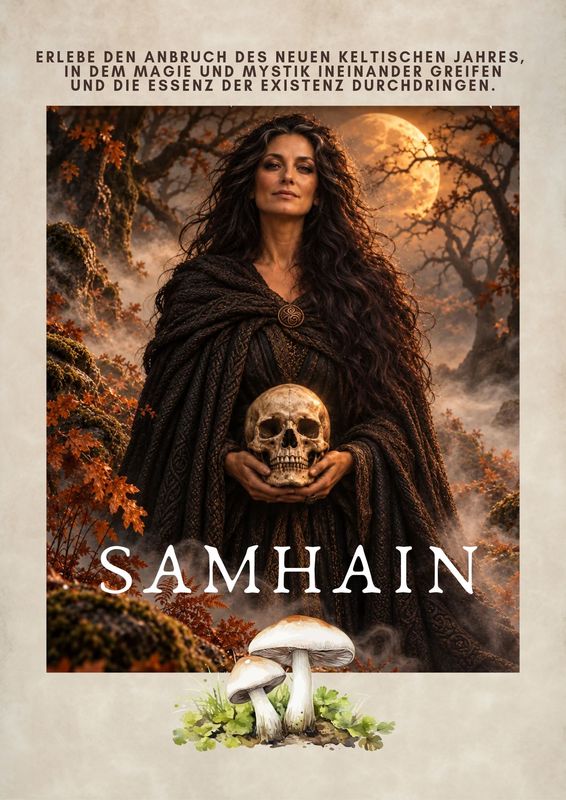Samhain-Bundle: Workbook, Tarot-Legungen, Jahreskreisfestkarten