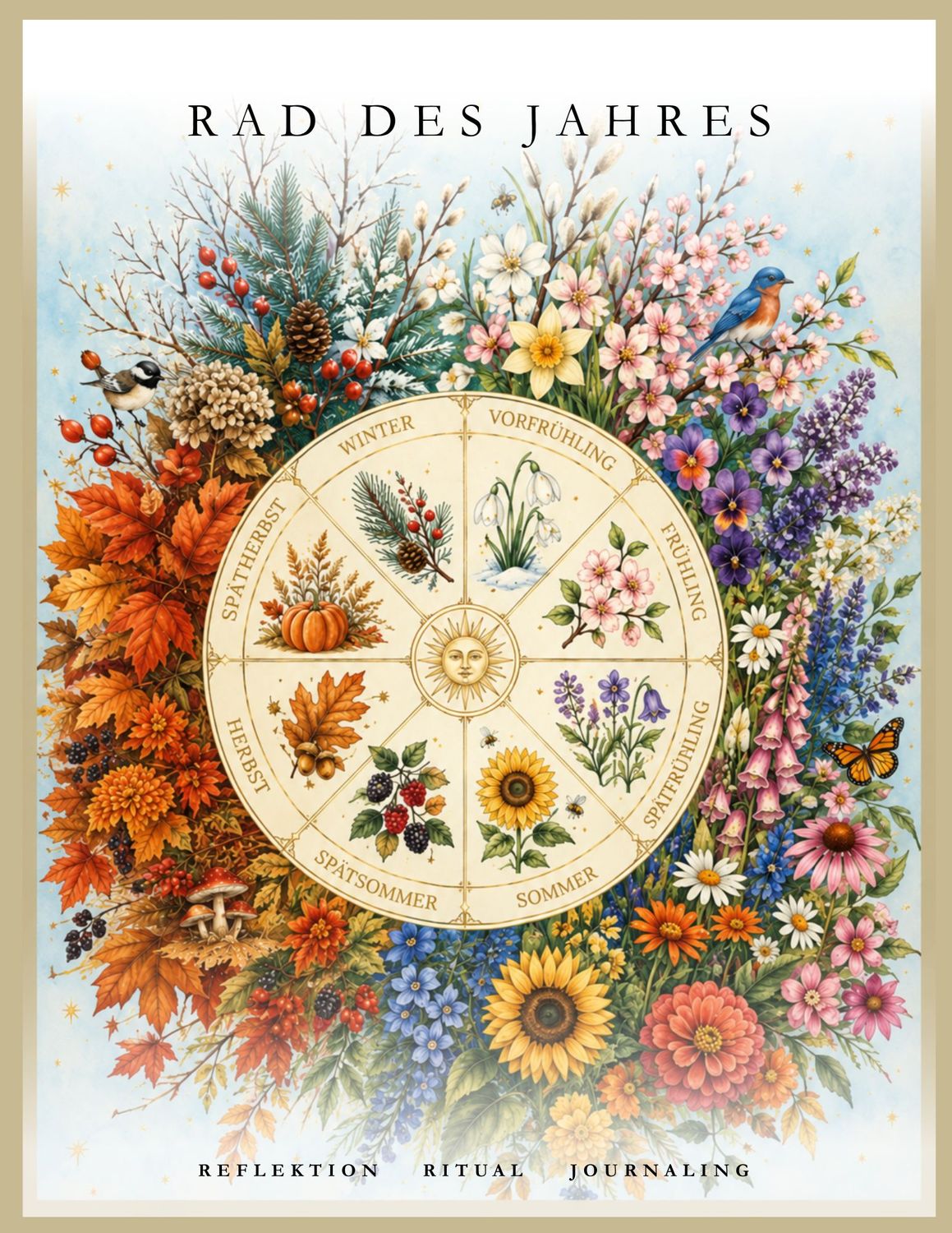 Jahreskreisfeste: ein kleines Workbook und Jahreskreisfestkarten - wunderschön gestaltet - als Geschenk für dich!