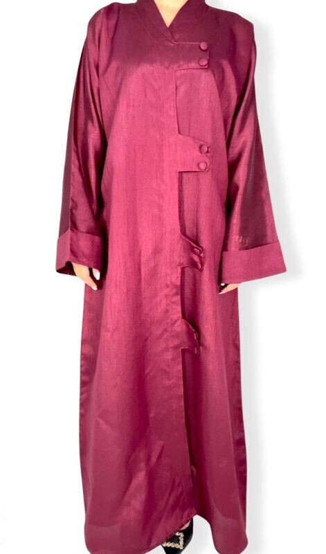Drop 1 - Dark Red Abaya
