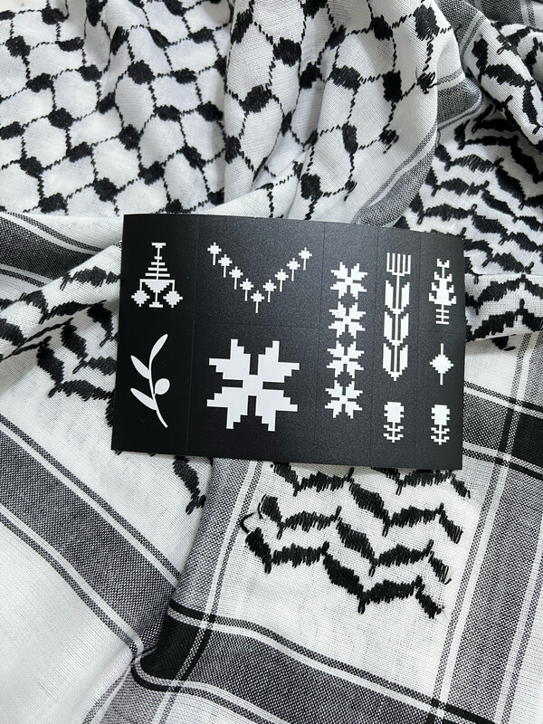Palestinian Tatreez Henna Sticker