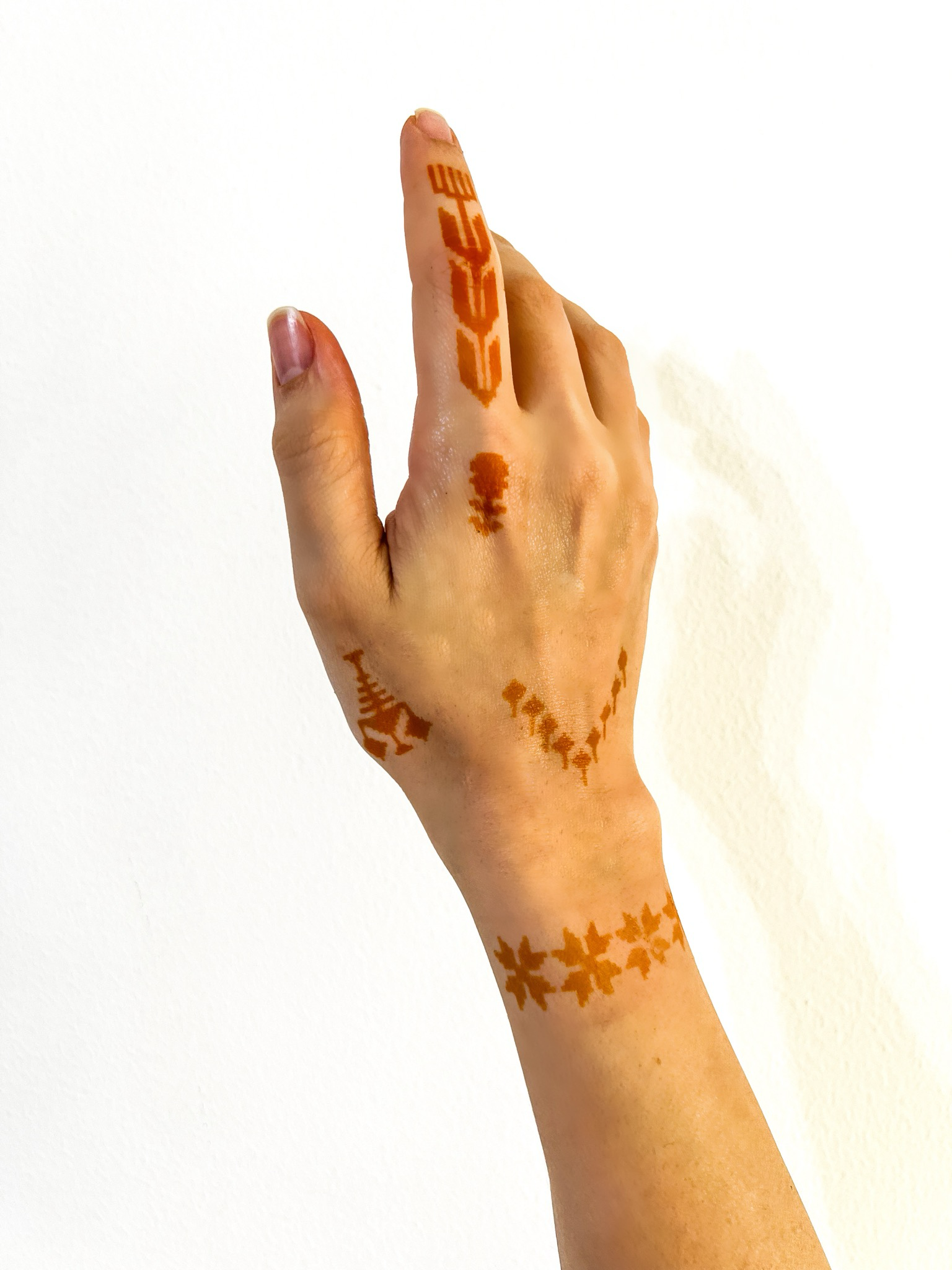 Palestinian Tatreez Henna Sticker